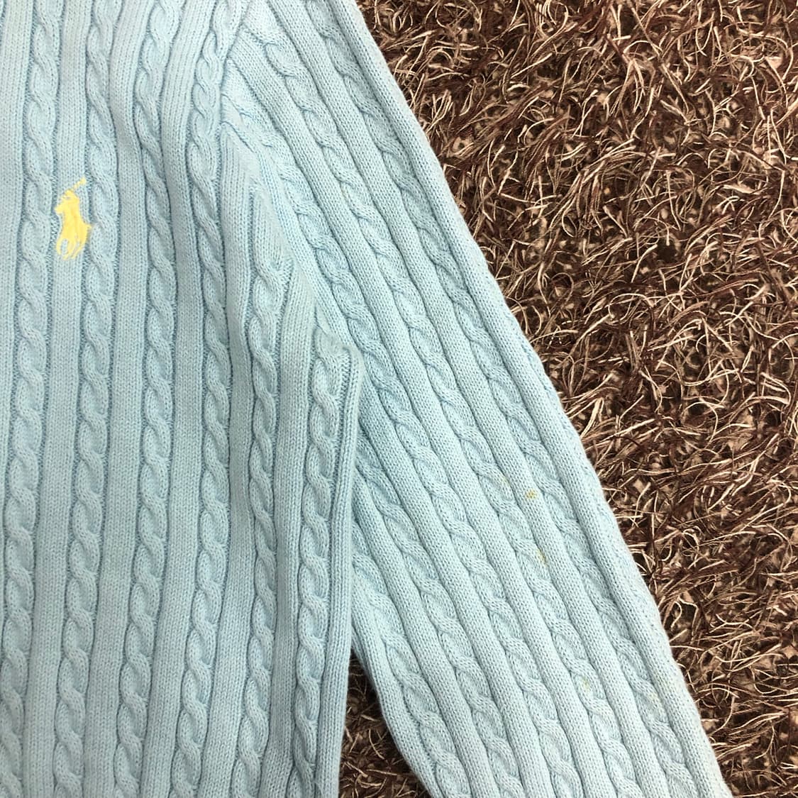 폴로 랄프로렌 여성 케이블 니트 가디건 상품이미지4