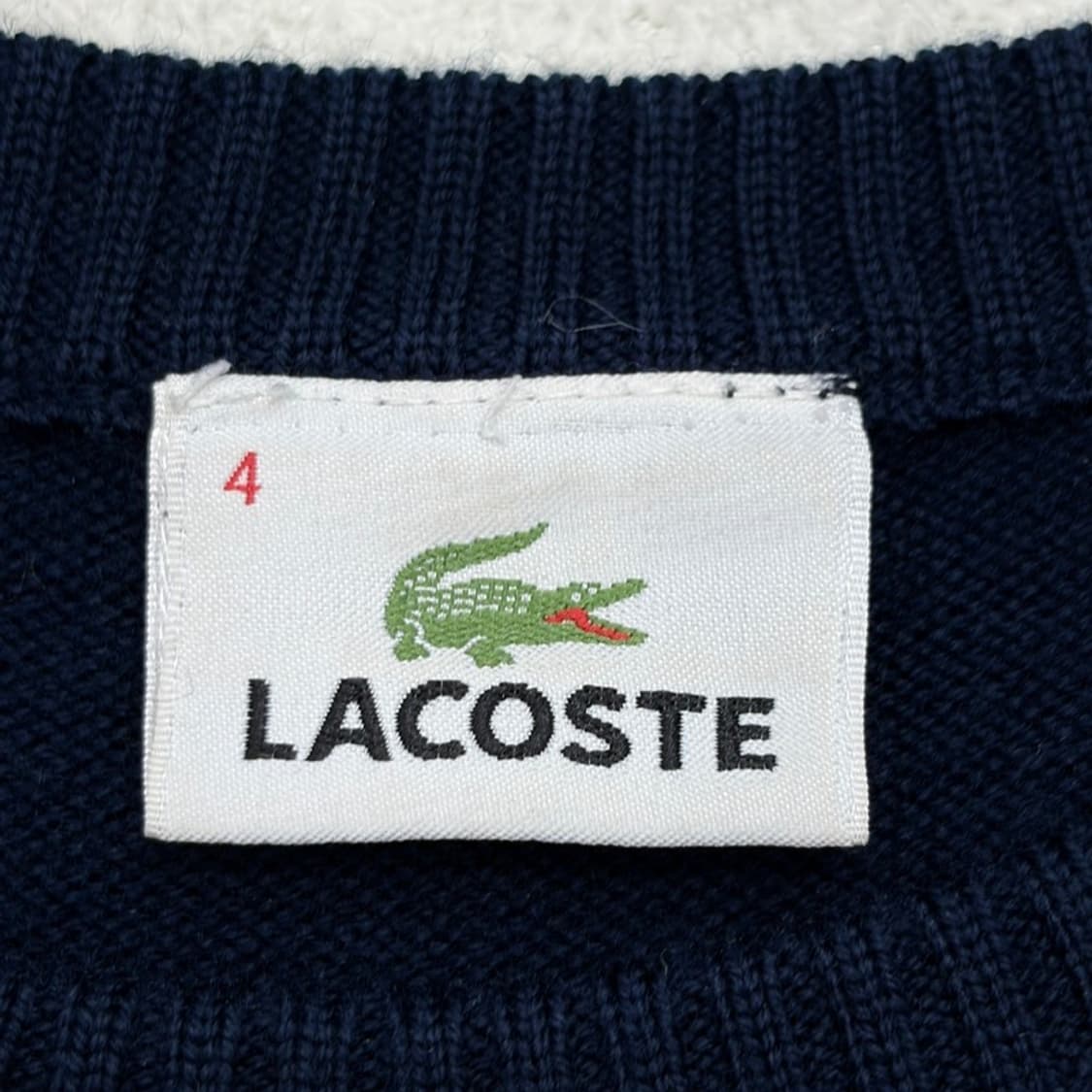 LACOSTE 배색 울 니트 4 상품이미지6