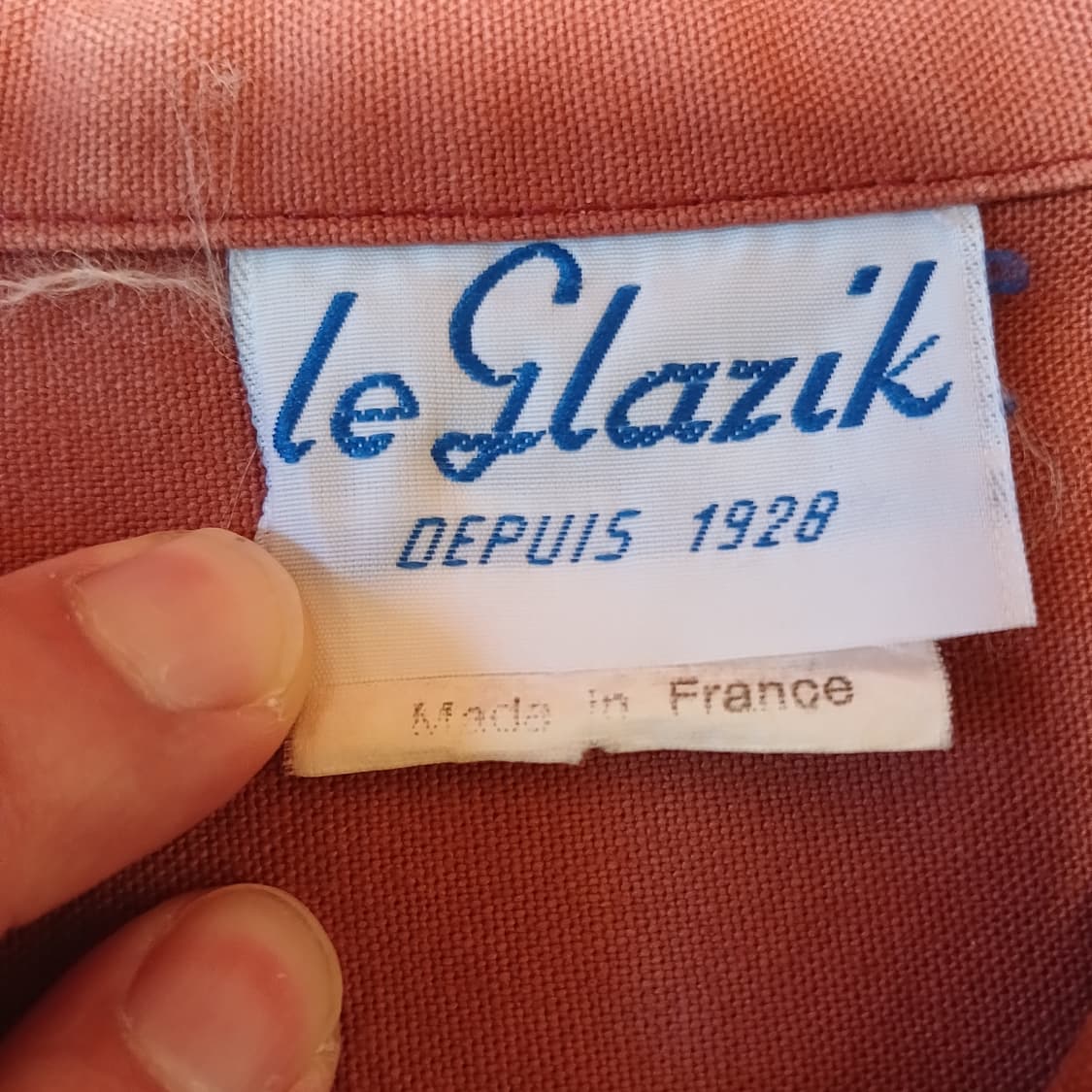 코튼 스머크 셔츠  Made in FRANCE 상품이미지2