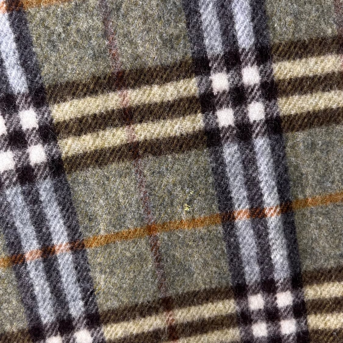 버버리 노바체크 램스울 그린 머플러  상품이미지6