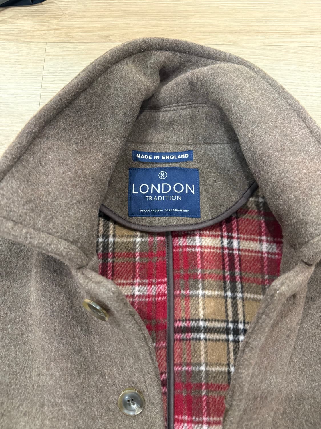 [Made in England] 런던트레디션 발마칸 코트 코코아브라운 상품이미지2