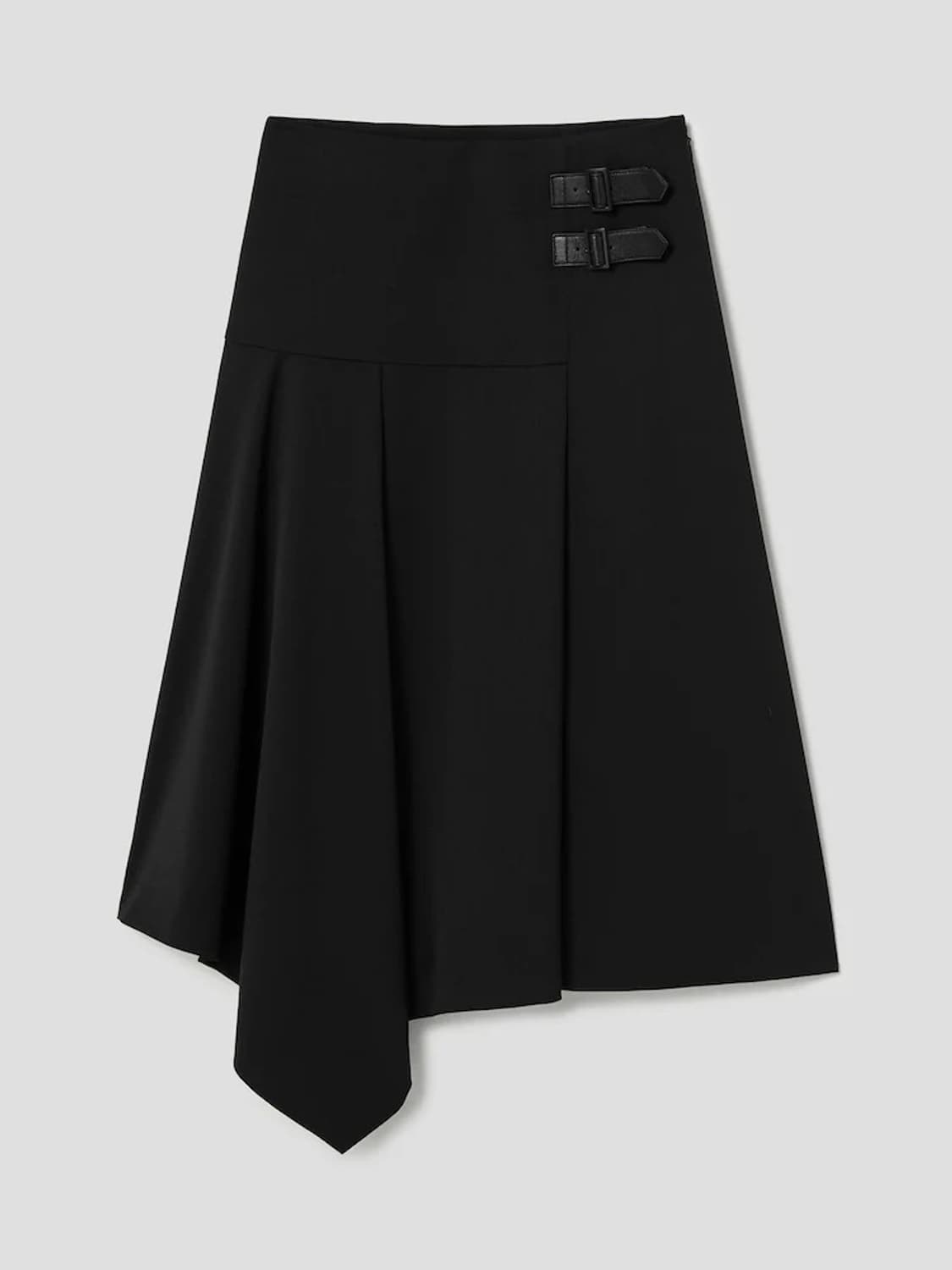 준지 레더 스트랩 언발란스 스커트 34사이즈 (xs) 상품이미지5