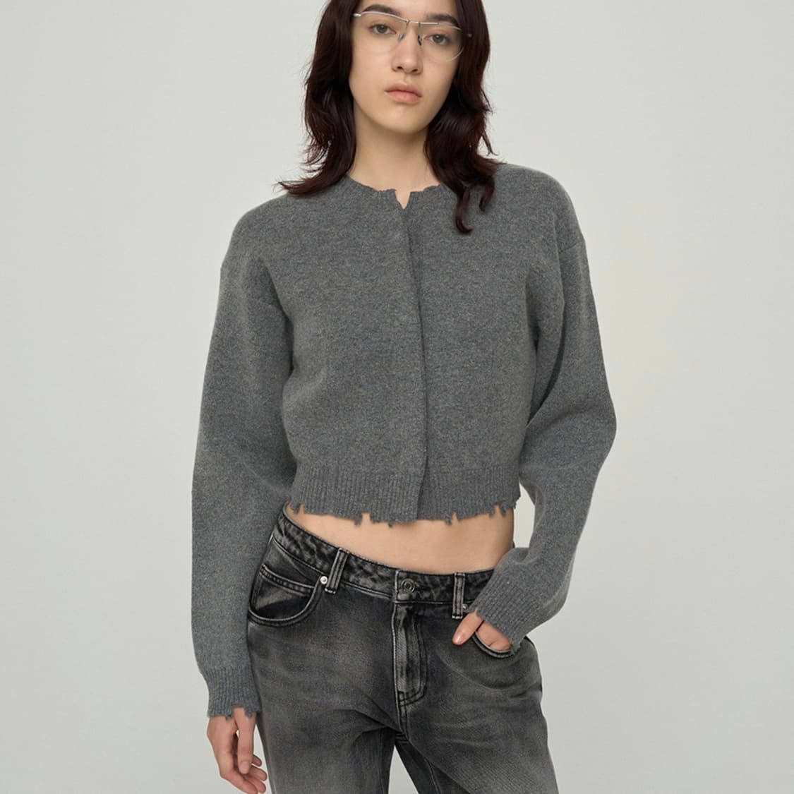 Lcdc 그레이 가디건 정가299,900원 단종 상품 상품이미지1