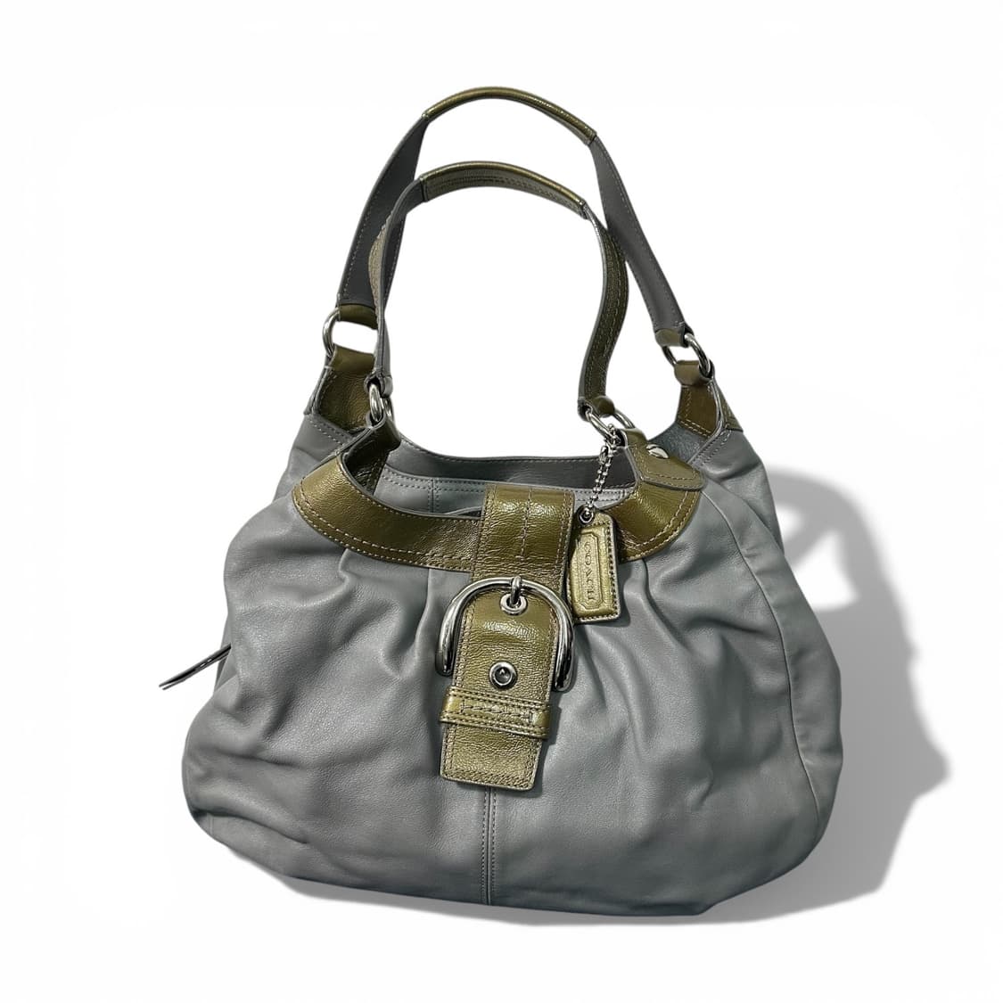 코치 가죽 빈티지 soho lynn 숄더백 그레이 상품이미지1