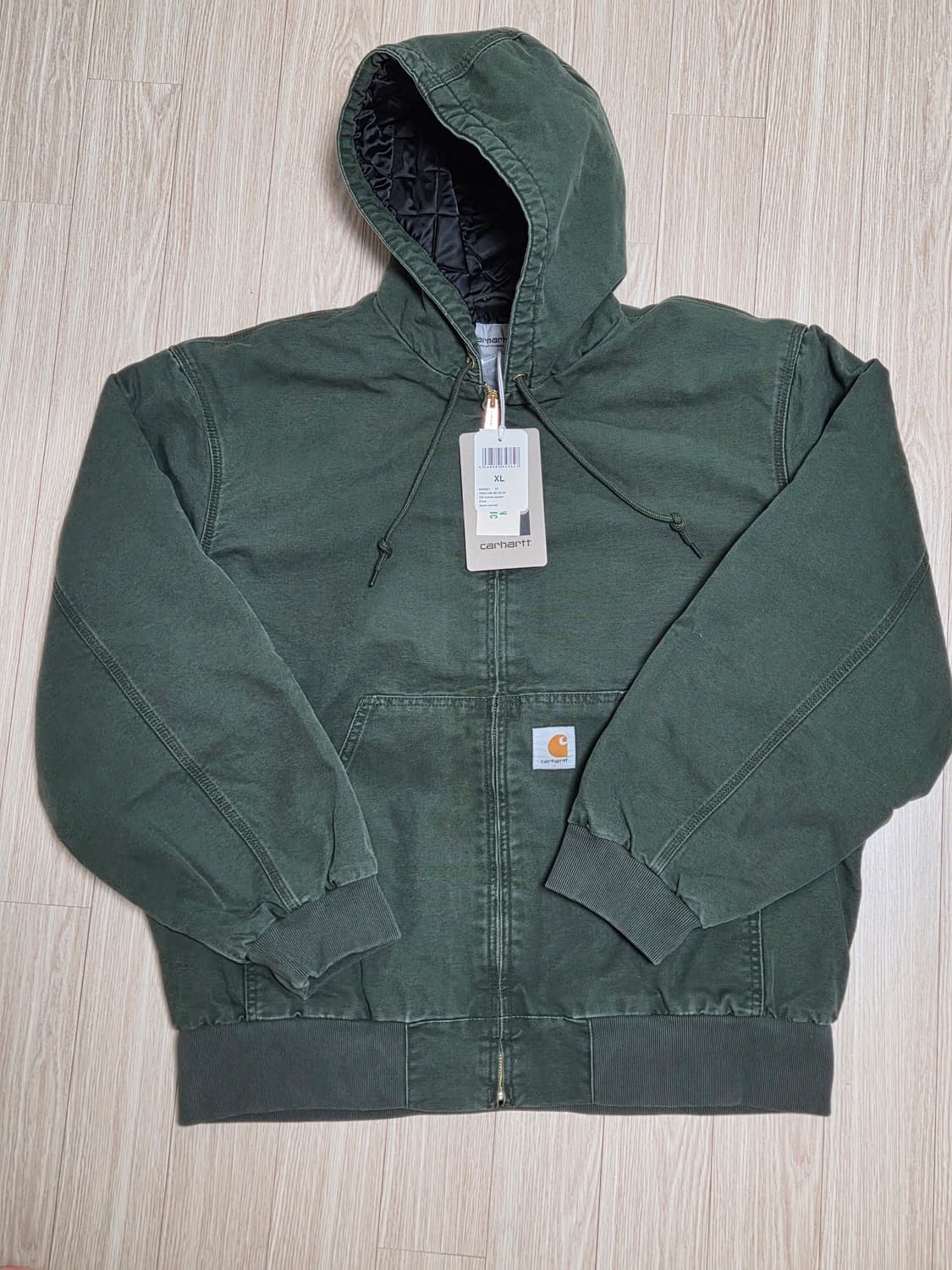 칼하트 WIP OG 액티브 자켓 올리브 스톤 XL 상품이미지1