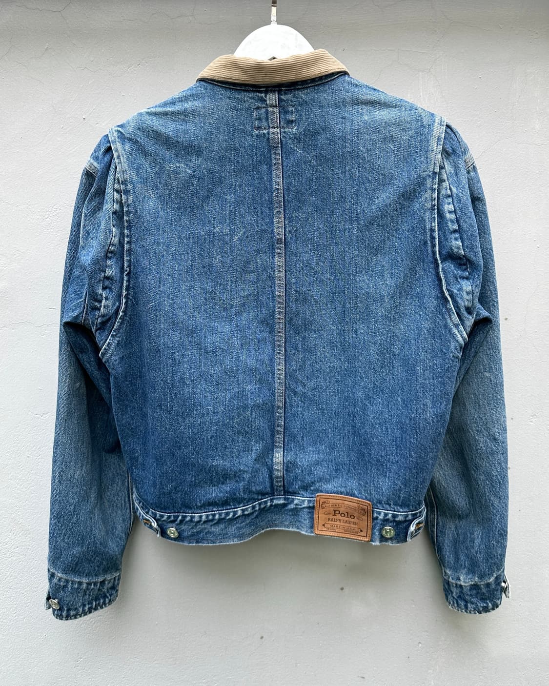 80s usa og polo dungarees denim jacket 상품이미지2