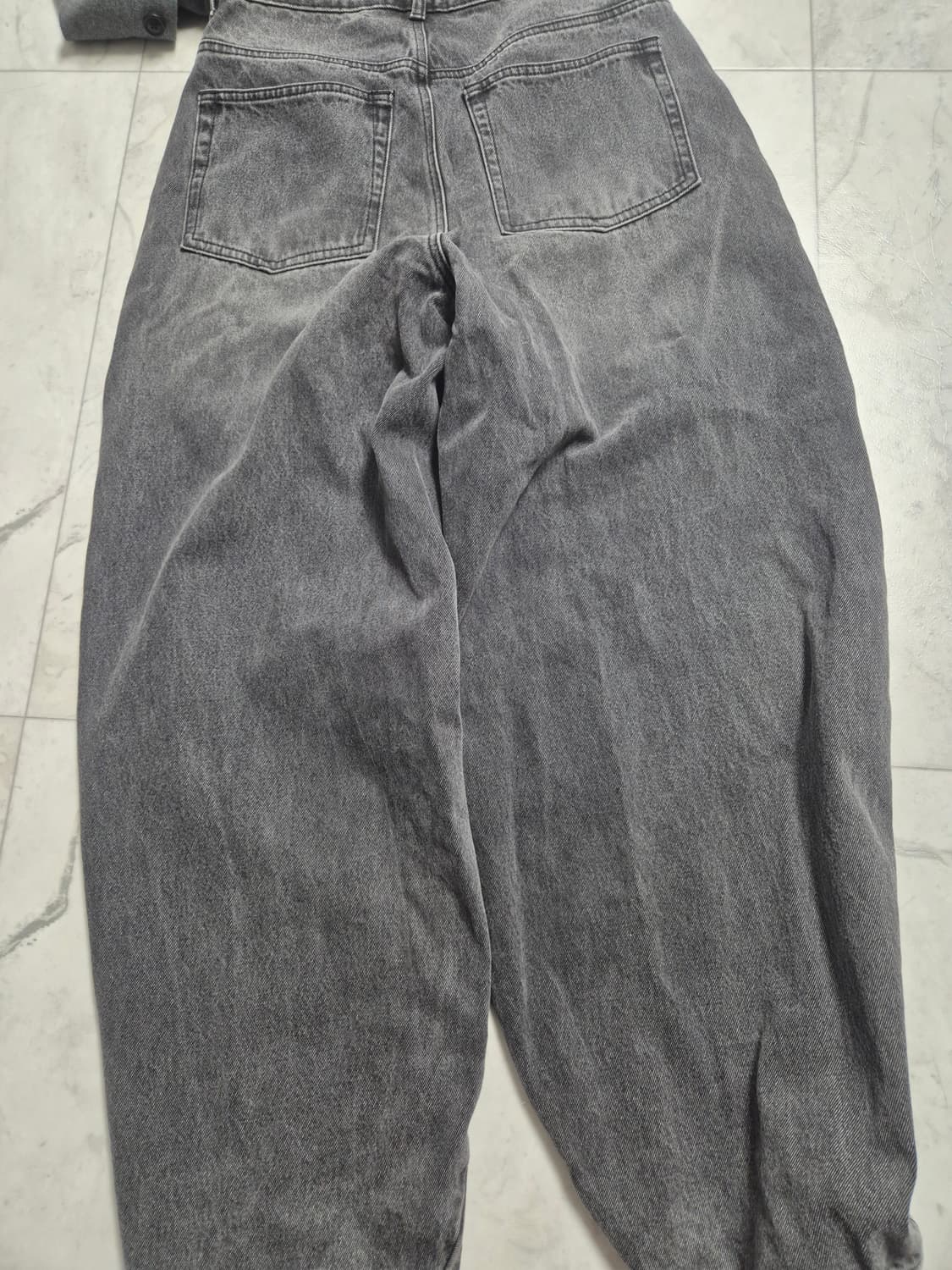 낫포너드 Extra Wide Balloon Pants - Black 상품이미지5