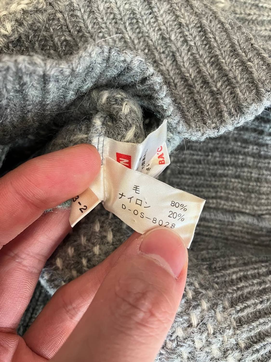 British Piper snowflake wool sweater 상품이미지5