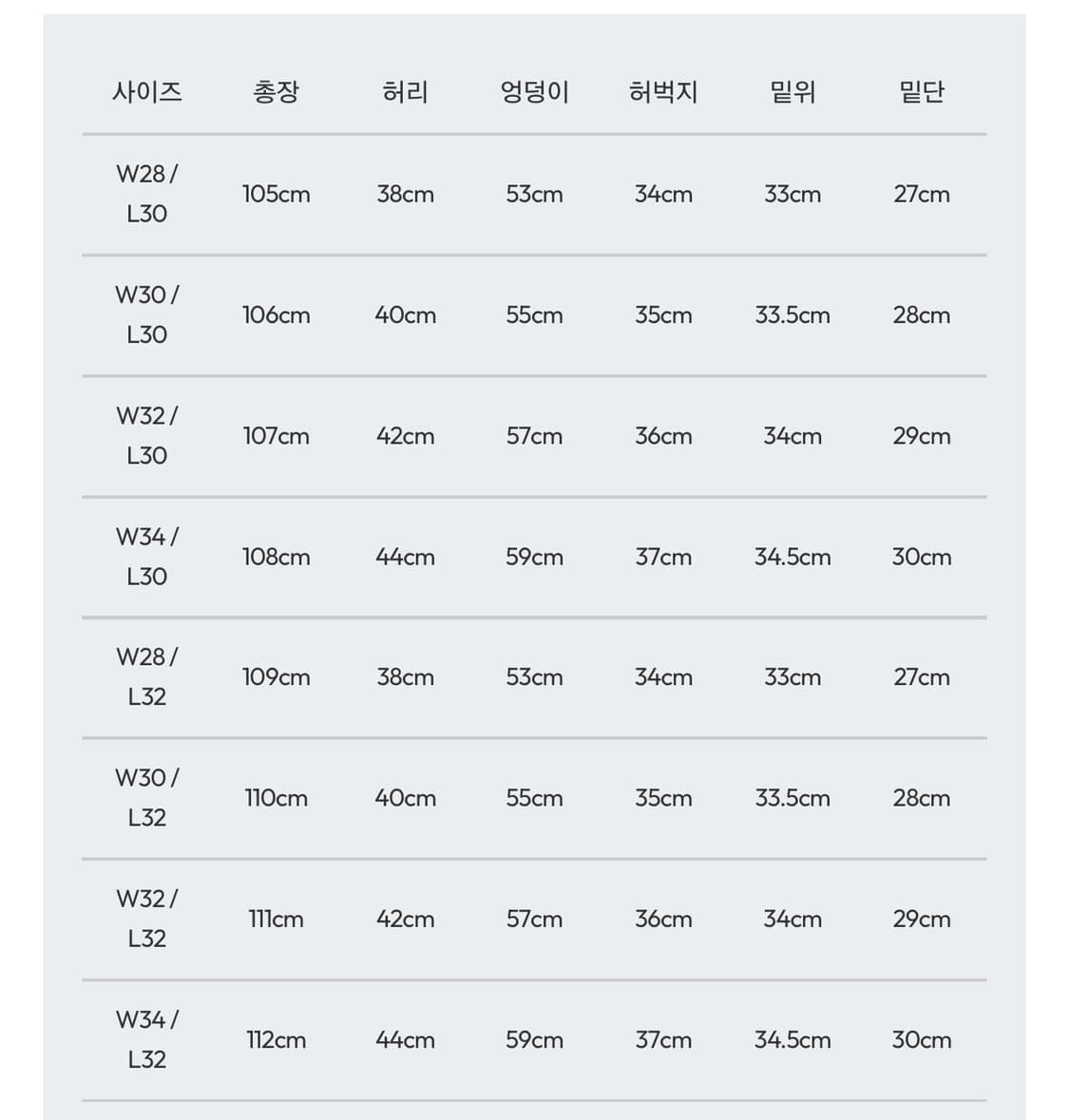 벨리에 / 트루 와이드 데님 팬츠 (크림) / 28 (롱버전) 상품이미지5