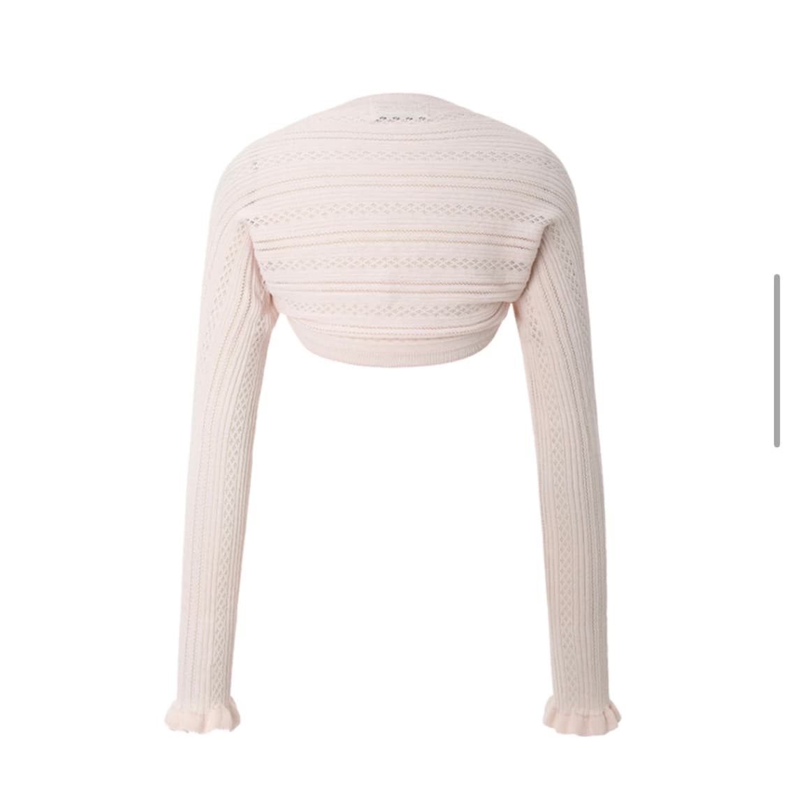 (W) 쓰리타임즈 아이리스 볼레로 핑크 상품이미지2