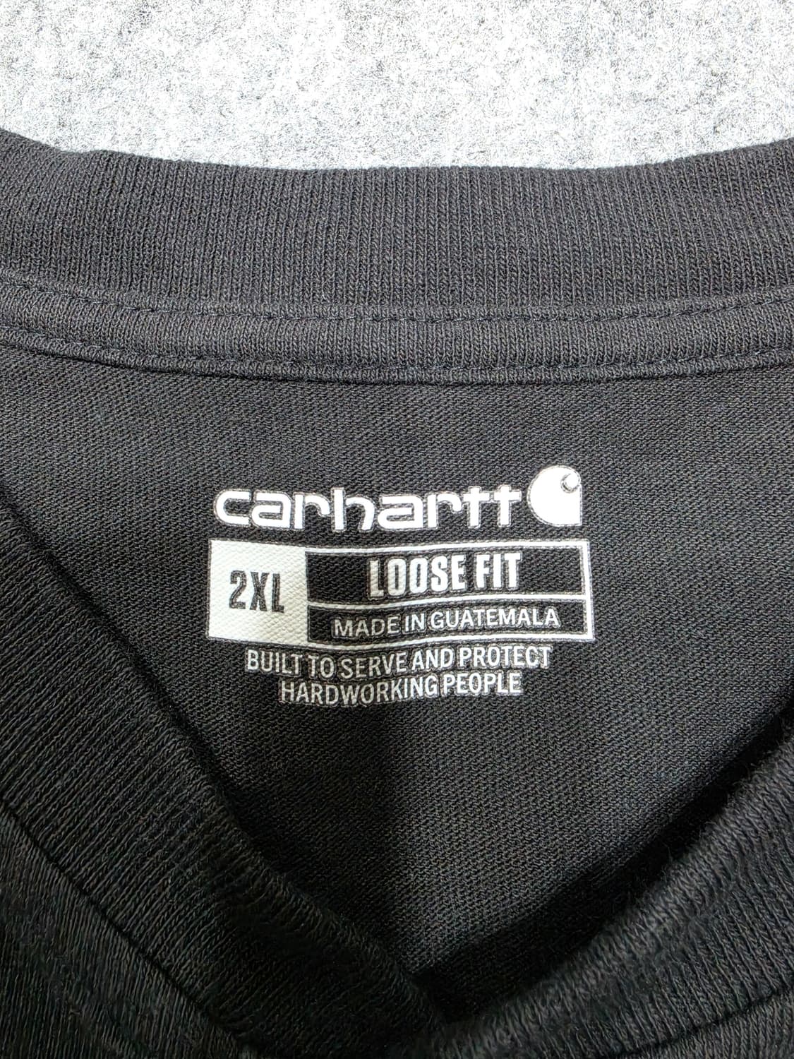 칼하트 루즈핏 포켓 헨리넥 반팔티 2XL 상품이미지4