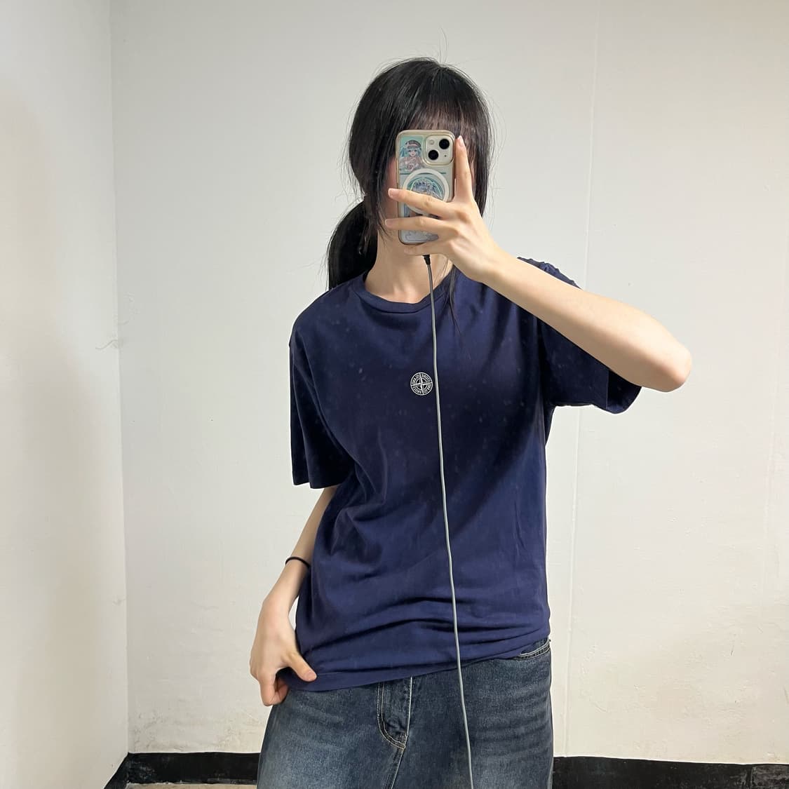  Stone Island Navy T-Shirt 상품이미지1