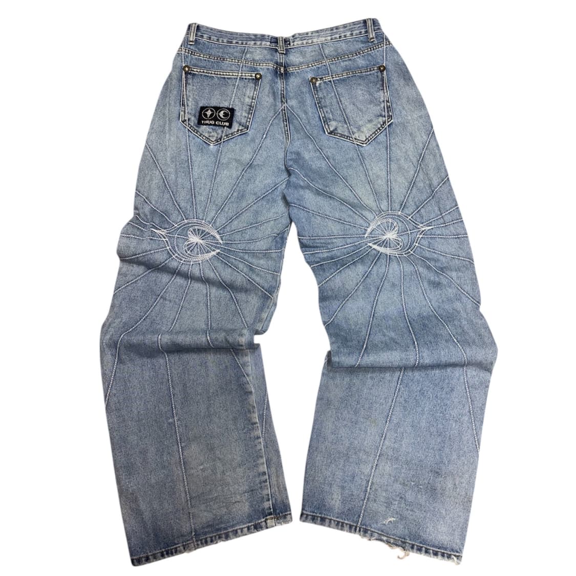 [THUG CLUB] 떠그클럽 와이드 체인스티치 데님팬츠 3 상품이미지2