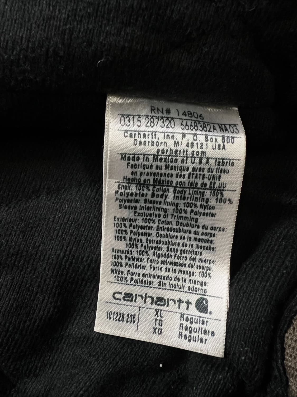 칼하트 뱅크스톤 워크자켓 상품이미지6