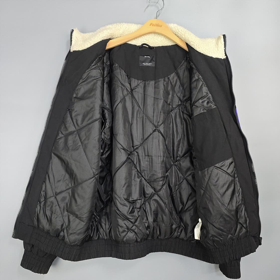 버쉬카(Bershka) 컬러블록 플리스 안감 자켓 XL 상품이미지5