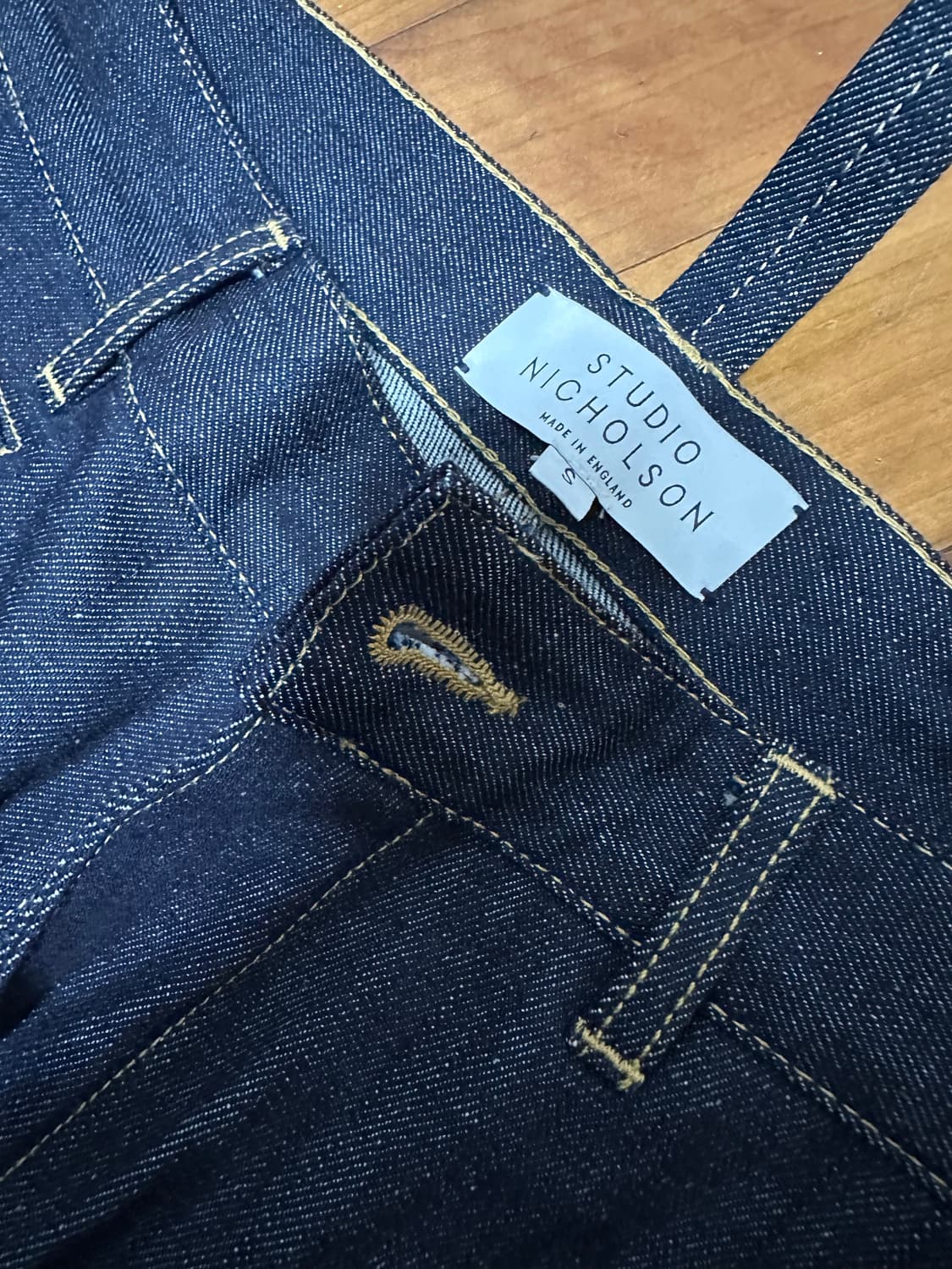 스튜디오 니콜슨 데님 팬츠 S 미착용 새제품 상품이미지3