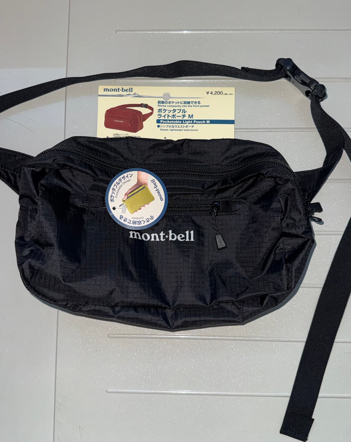 몽벨 힙색 black 상품이미지1