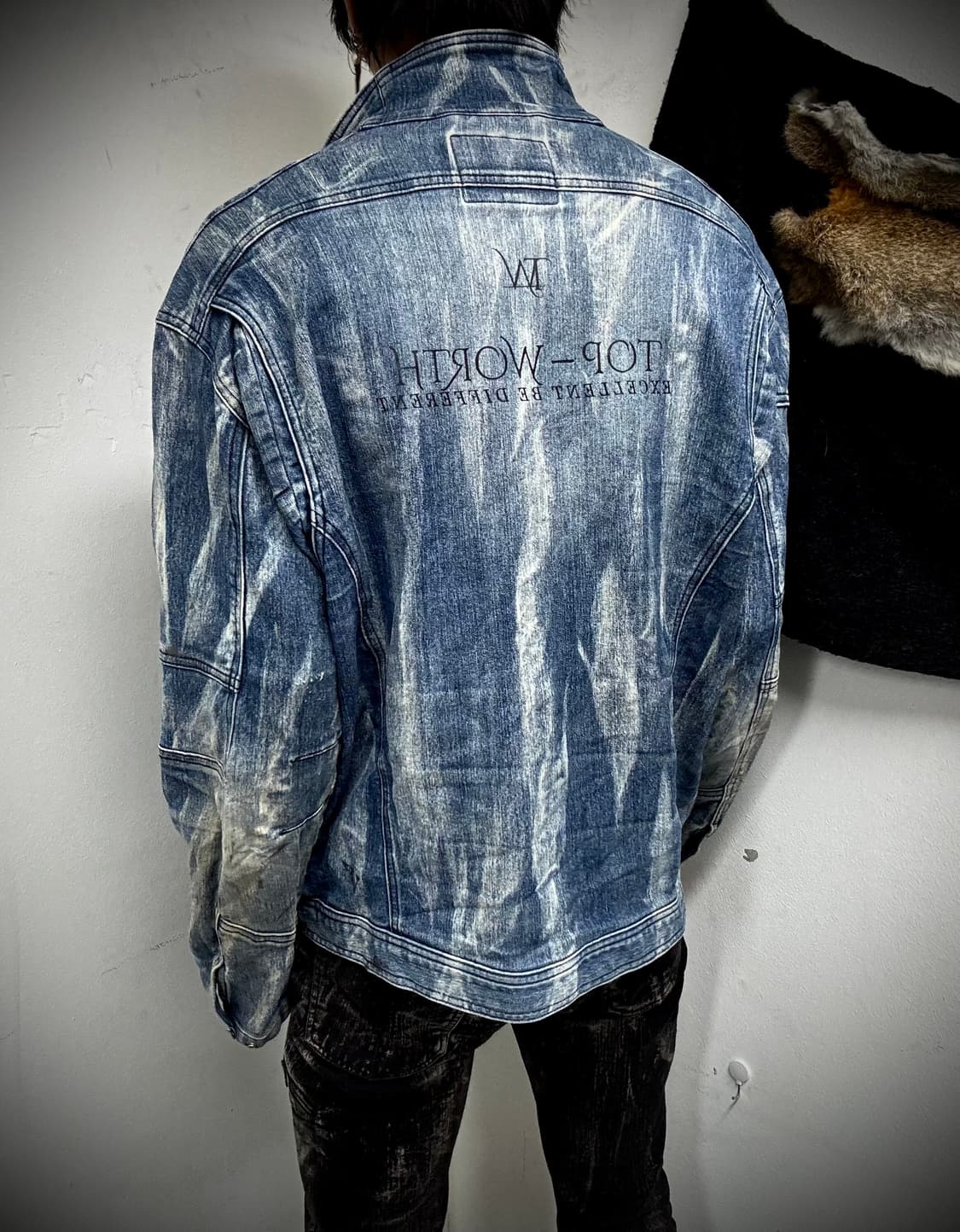 “Vintage”Y2K Mood Washed Jacket 상품이미지3
