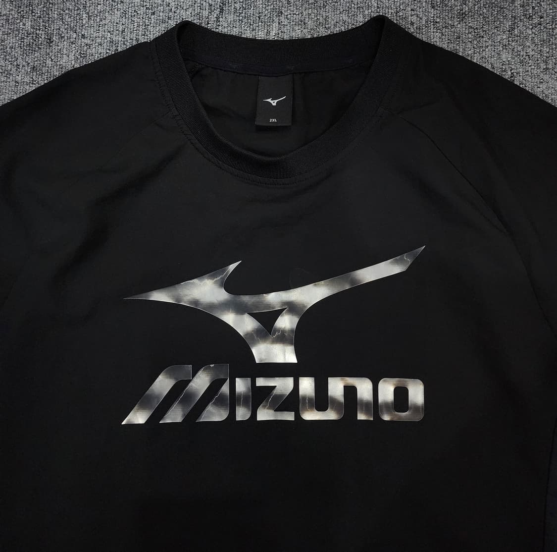 미즈노 피스테 바람막이 블랙 웜업 긴팔티 2XL 상품이미지3
