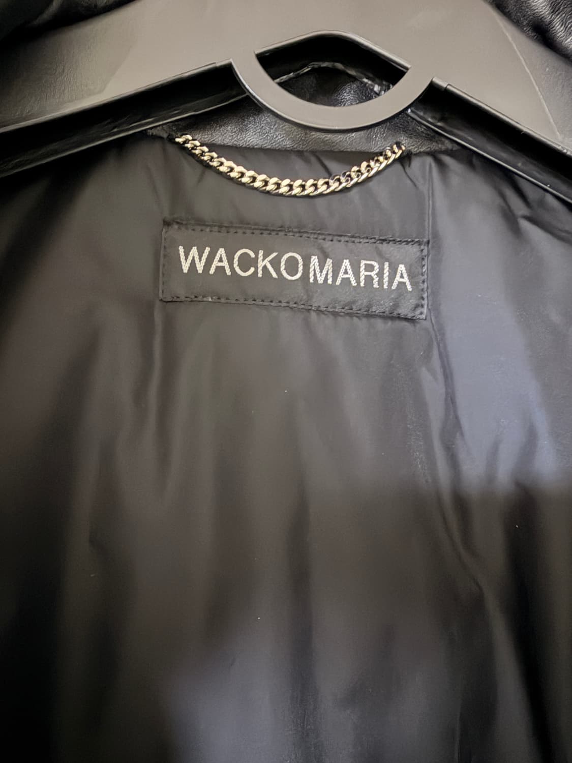 와코마리아 레더 패딩 상품이미지2