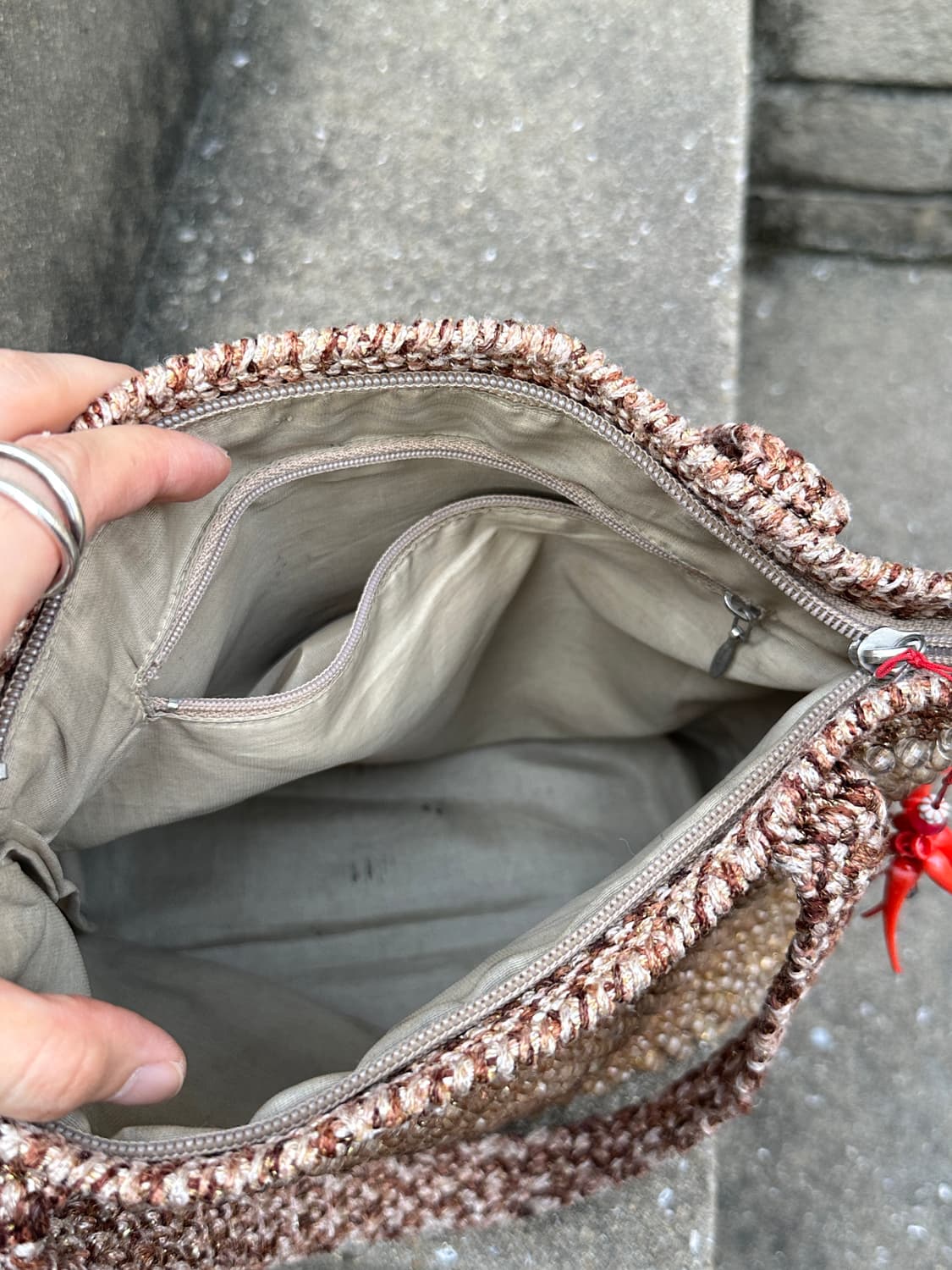 Vintage brown biz mini bag 상품이미지7