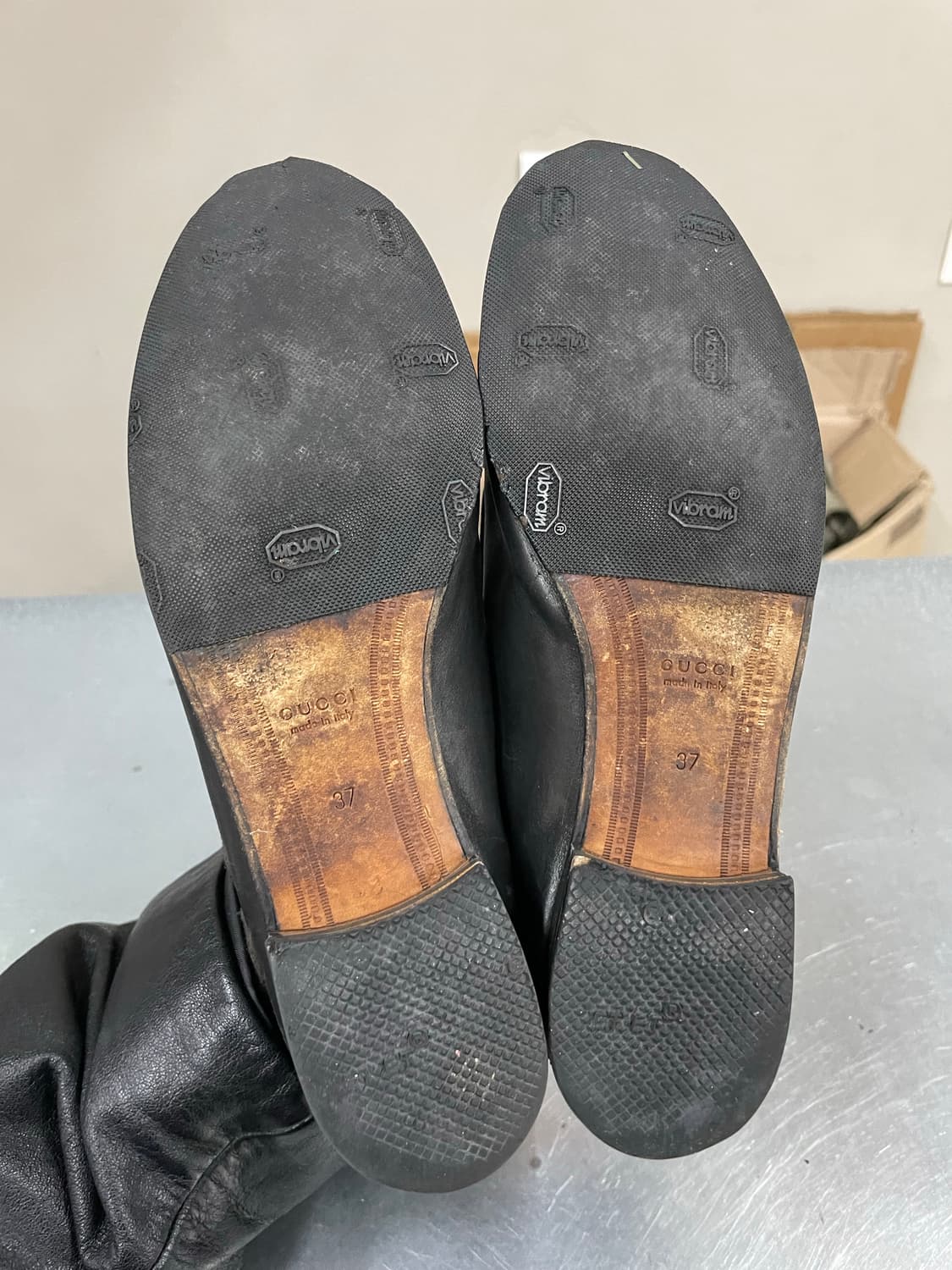 구찌 조던 레더 로퍼 EU37 상품이미지6