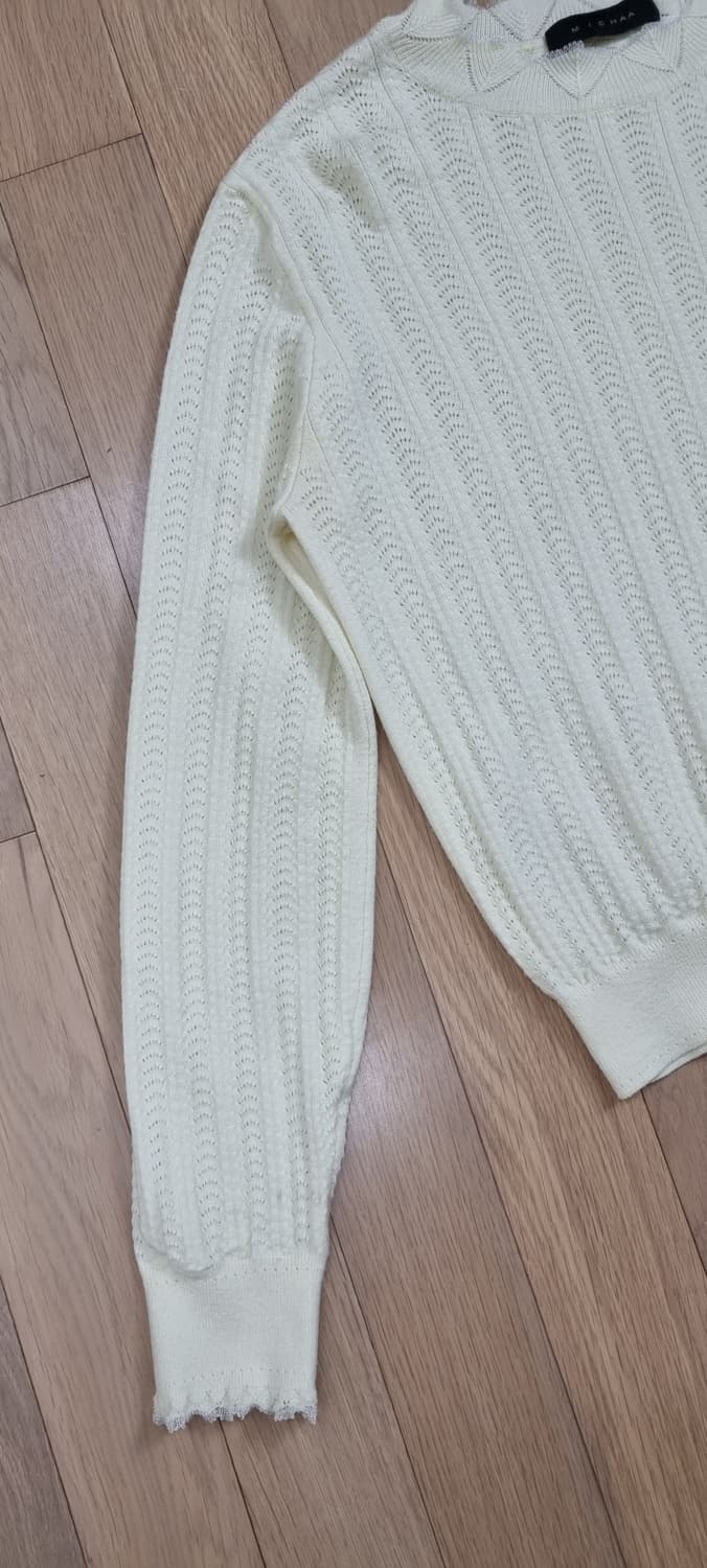 MICHAA 미샤 펀칭 니트 S _ 여성,실측 확인 상품이미지3