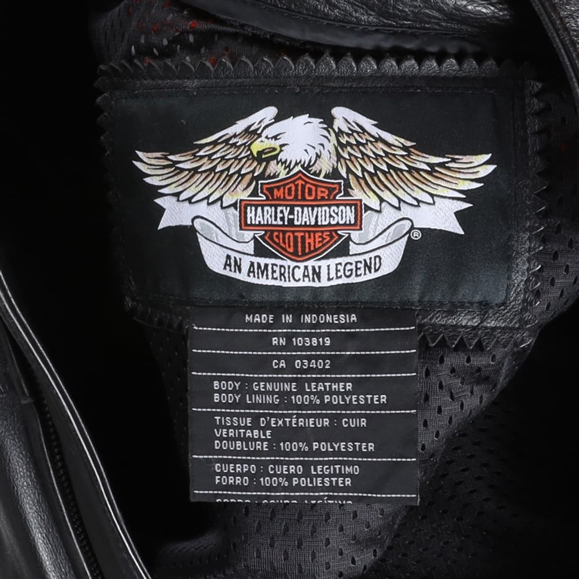 Harely Davison Cowhide Rider Jacket

 상품이미지7