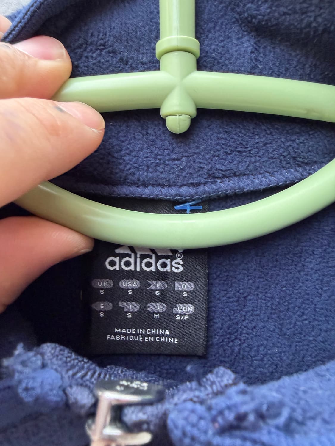 08’s 아디다스 플리스 트랙 자켓 져지 네이비 상품이미지5