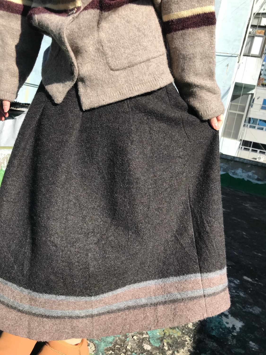 난로 옆 스커트  상품이미지3