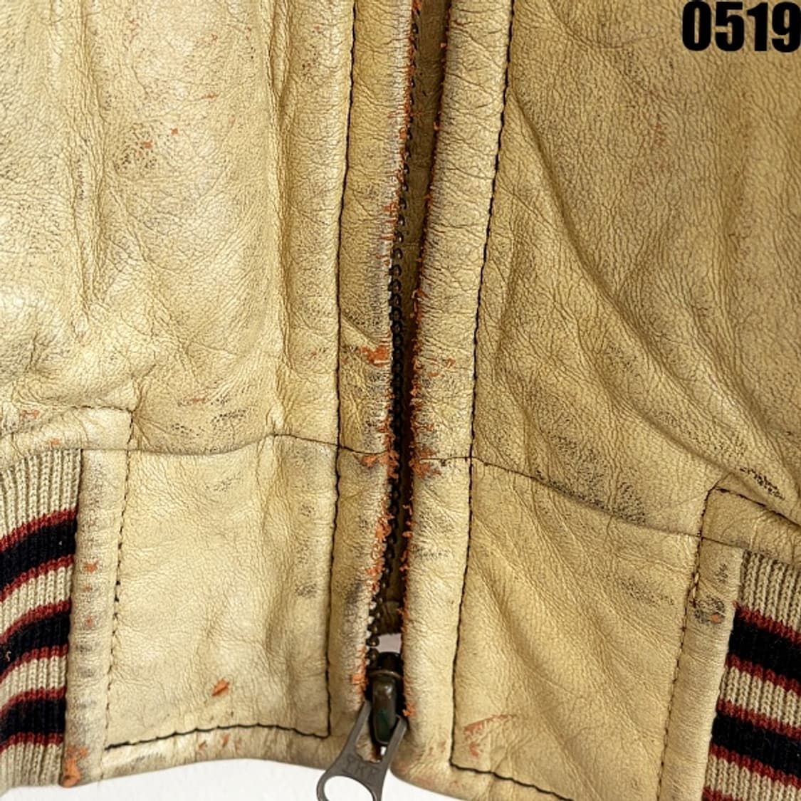 할리 데이비슨 빈티지 라이더 레더 자켓 L 0519 상품이미지8