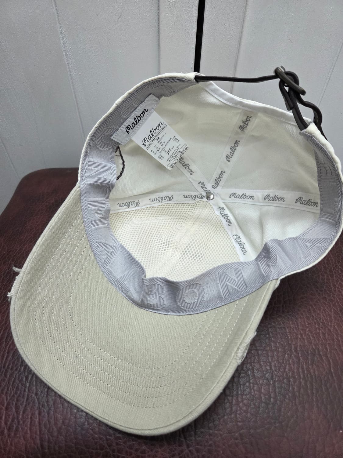 말본 골프 로고 볼캡 상품이미지5