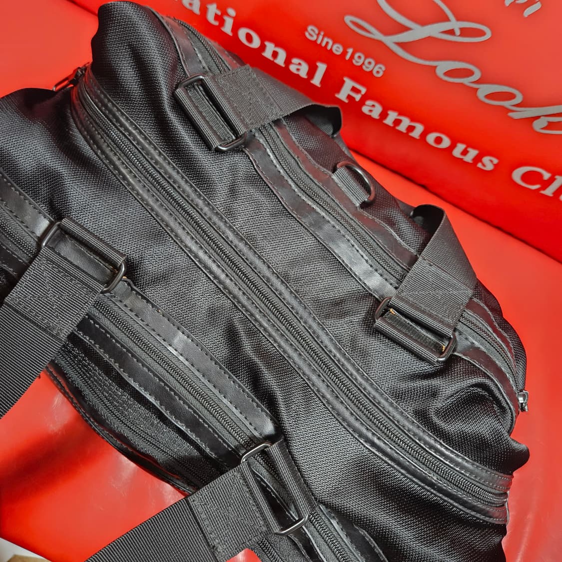 켈빈클라인 빈티지 Y2k 가죽 혼방 보스턴 토트백  상품이미지8