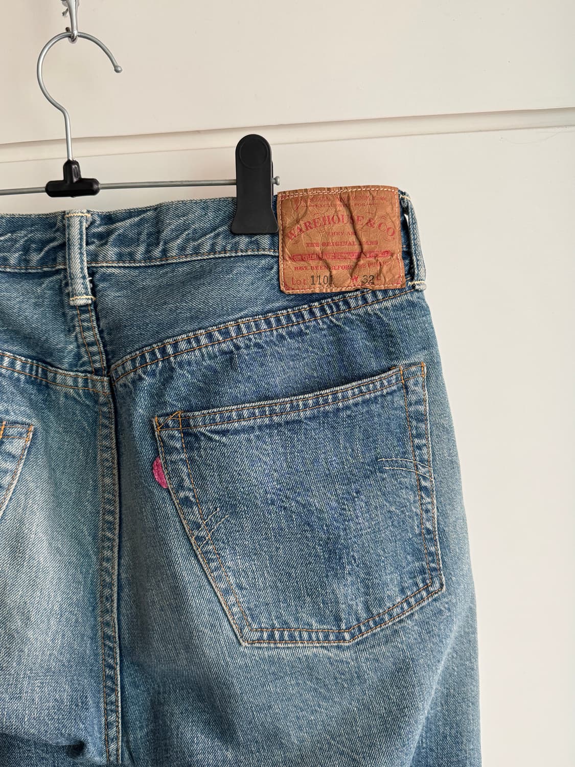 웨어하우스 1101 2nd hand, 32사이즈 라이트인디고 상품이미지4
