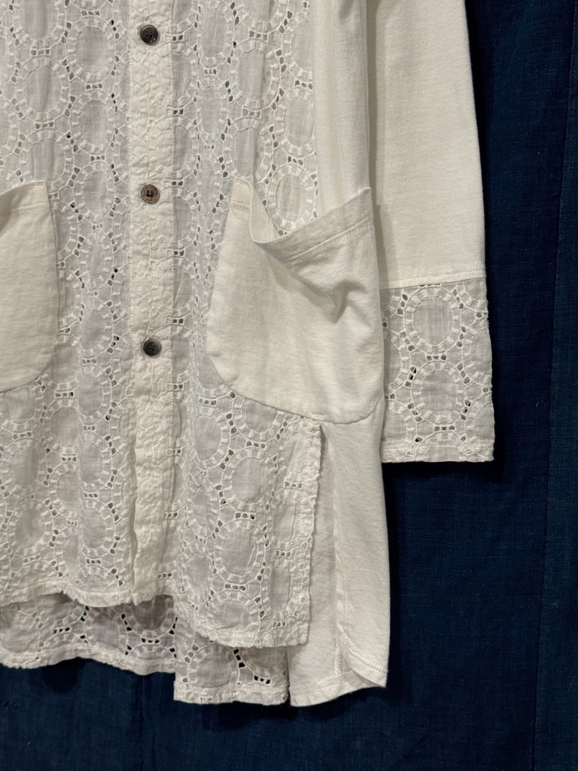 44-55) Yohji Yamamoto White Garden Tunic 상품이미지4