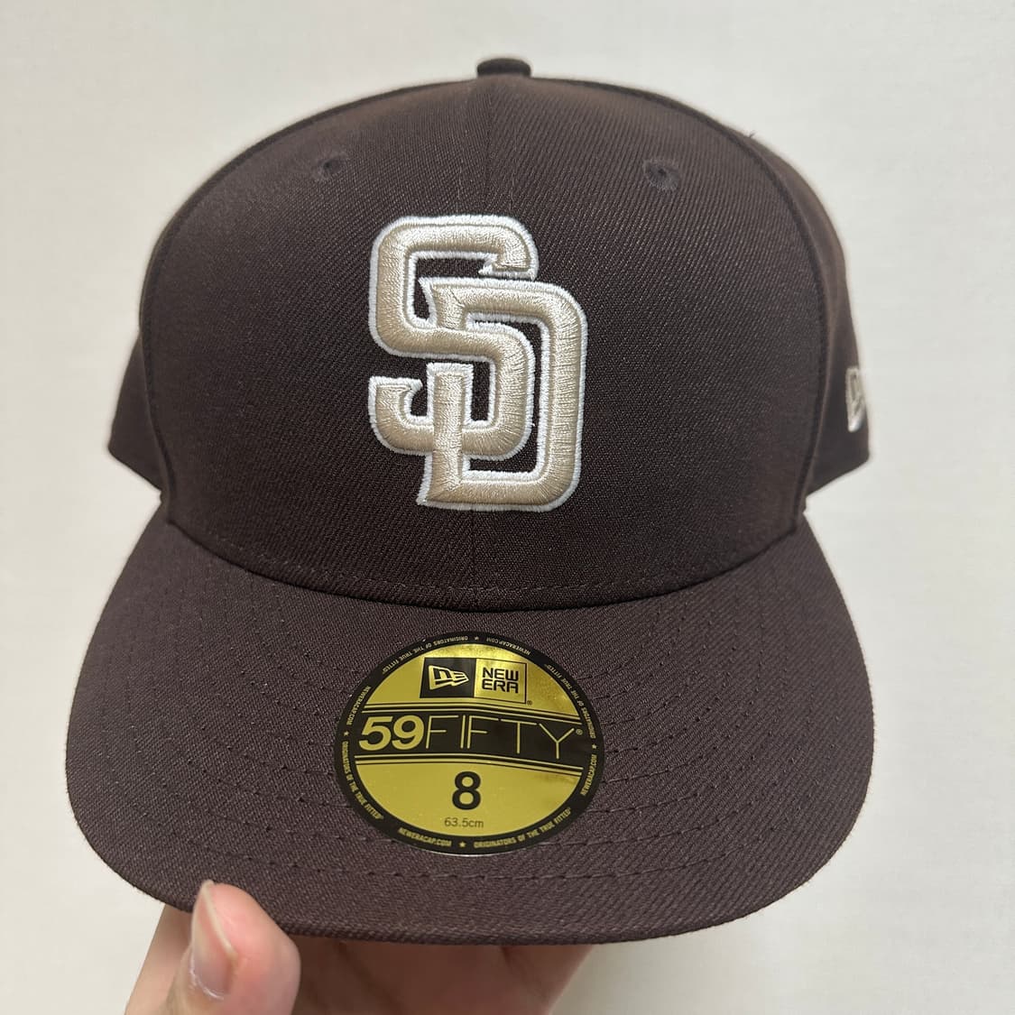 뉴에라 샌디에이고 59FIFTY 브라운 8사이즈 상품이미지1