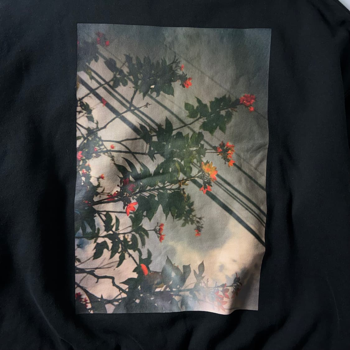 Essentials  에센셜스 피어오브 갓 포토 블랙 코튼 후드티 상품이미지5