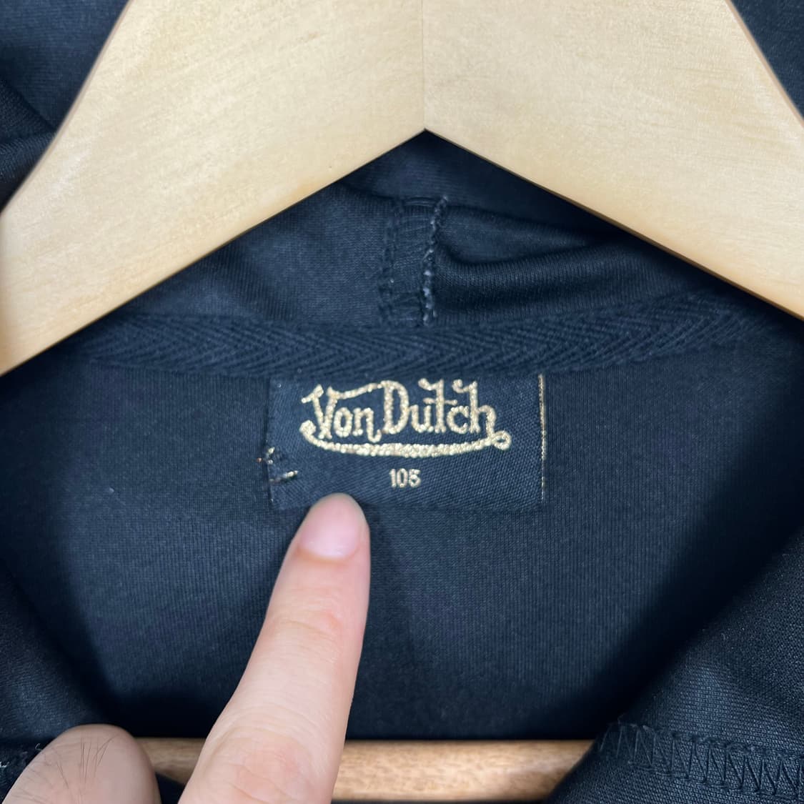 Von Dutch 본더치 Y2K 후드 져지 자켓 상품이미지5