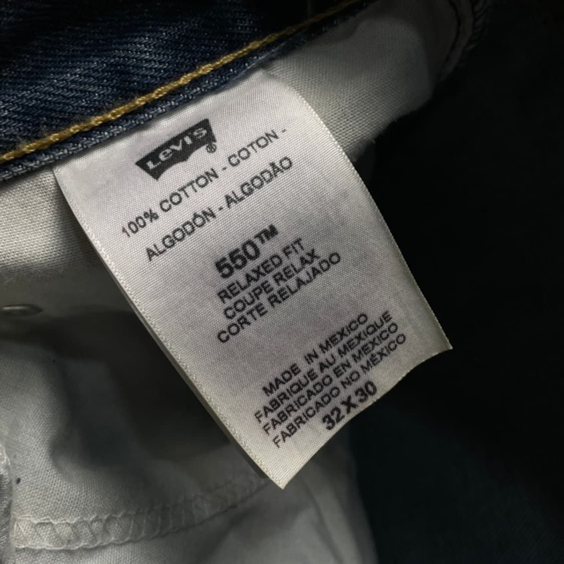 32 리바이스 550 릴랙스핏 청바지 상품이미지3