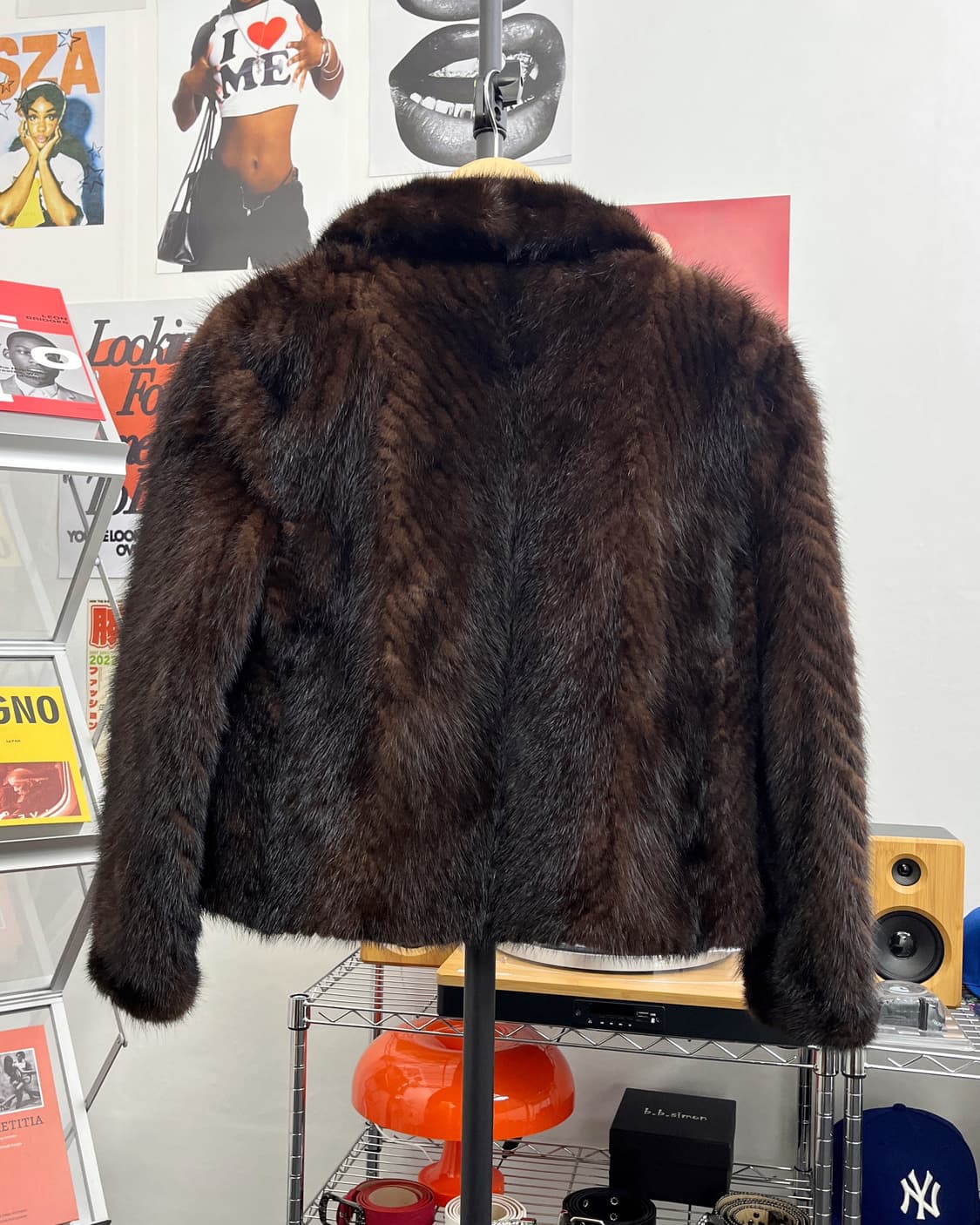 올드 빈티지 브라운 퍼 자켓 상품이미지7