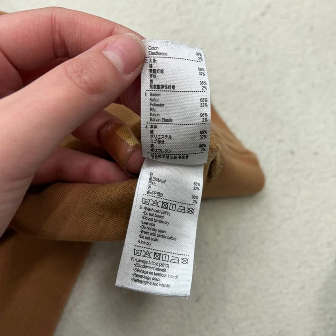 라코스테 빅 크록 맨투맨 브라운 M 상품이미지7