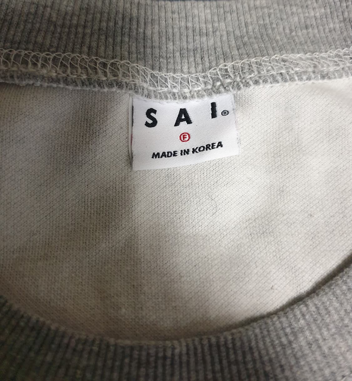 S.A.I 오버핏 그래픽 맨투맨 그레이 (XXL) 상품이미지3