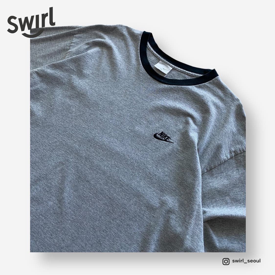 🌊90-00 nike ringer long sleeve 상품이미지1
