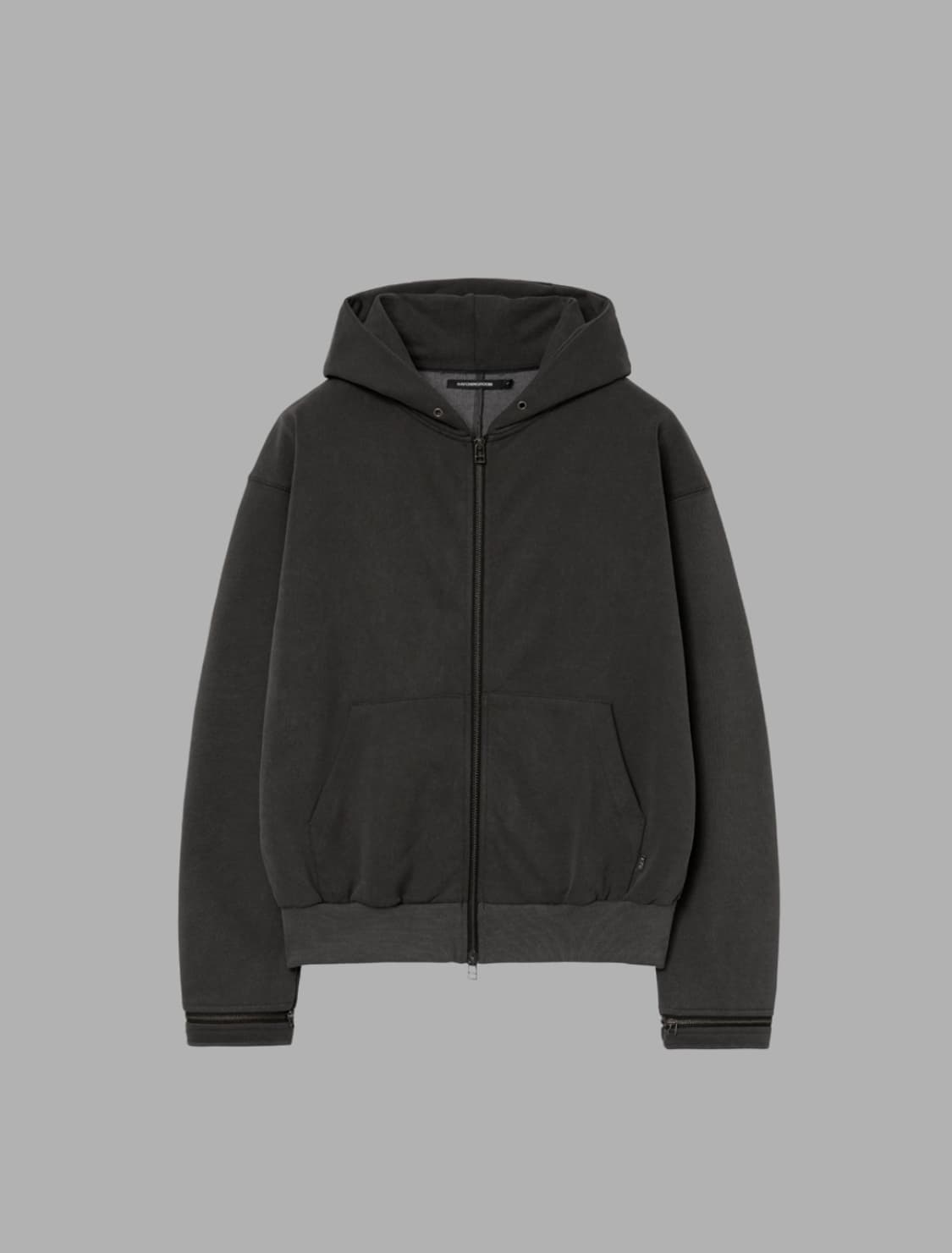 해칭룸 Boxer Zip Hoodie Pigment Charcoal 상품이미지1