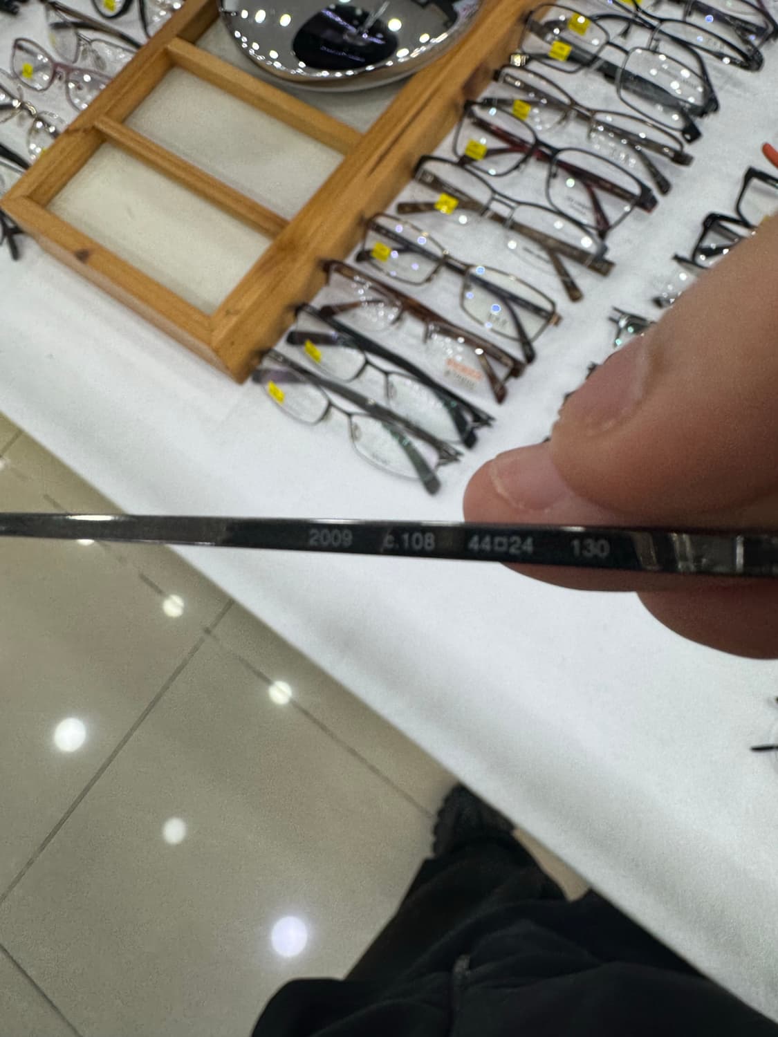 샤넬 반무테 안경 상품이미지3