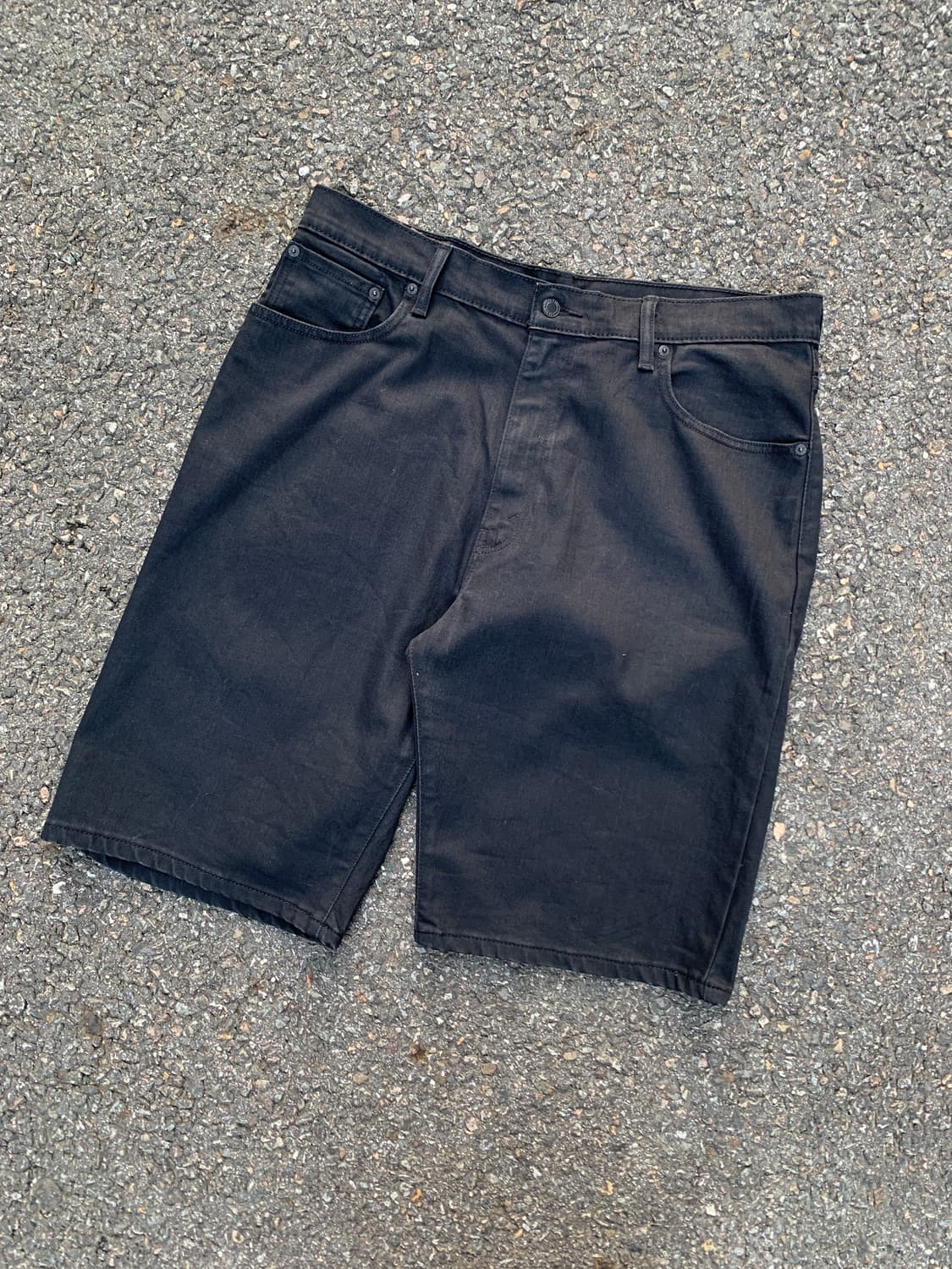 (빈티지)Levi’s 리바이스 569 루즈핏 블랙 반바지  상품이미지3
