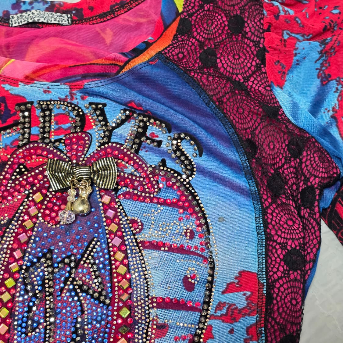 보헤미안 오리엔탈 y2k 90s00s 고스펑크락 롱슬리브 상품이미지5