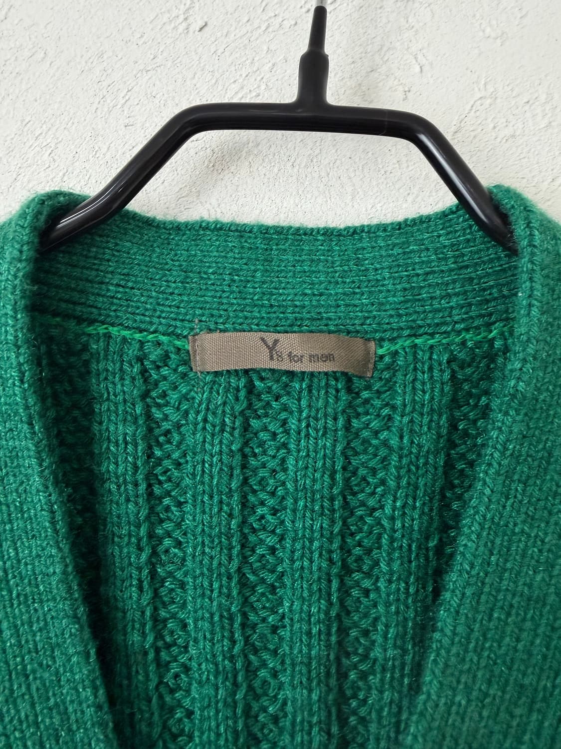 80s 요지 야마모토 Y's for men 헤비게이지 니트 가디건 상품이미지5