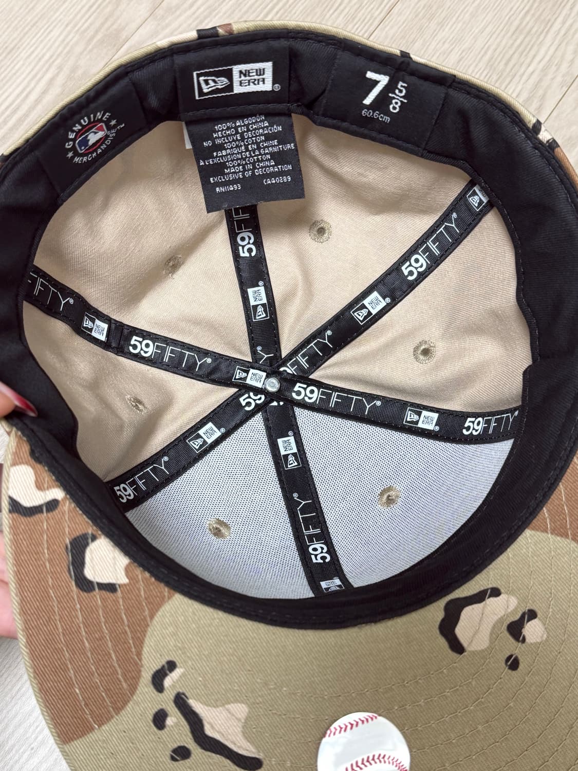 뉴에라 MLB 뉴욕 양키스 베이직 사이즈캡 식스데이 카모 상품이미지4