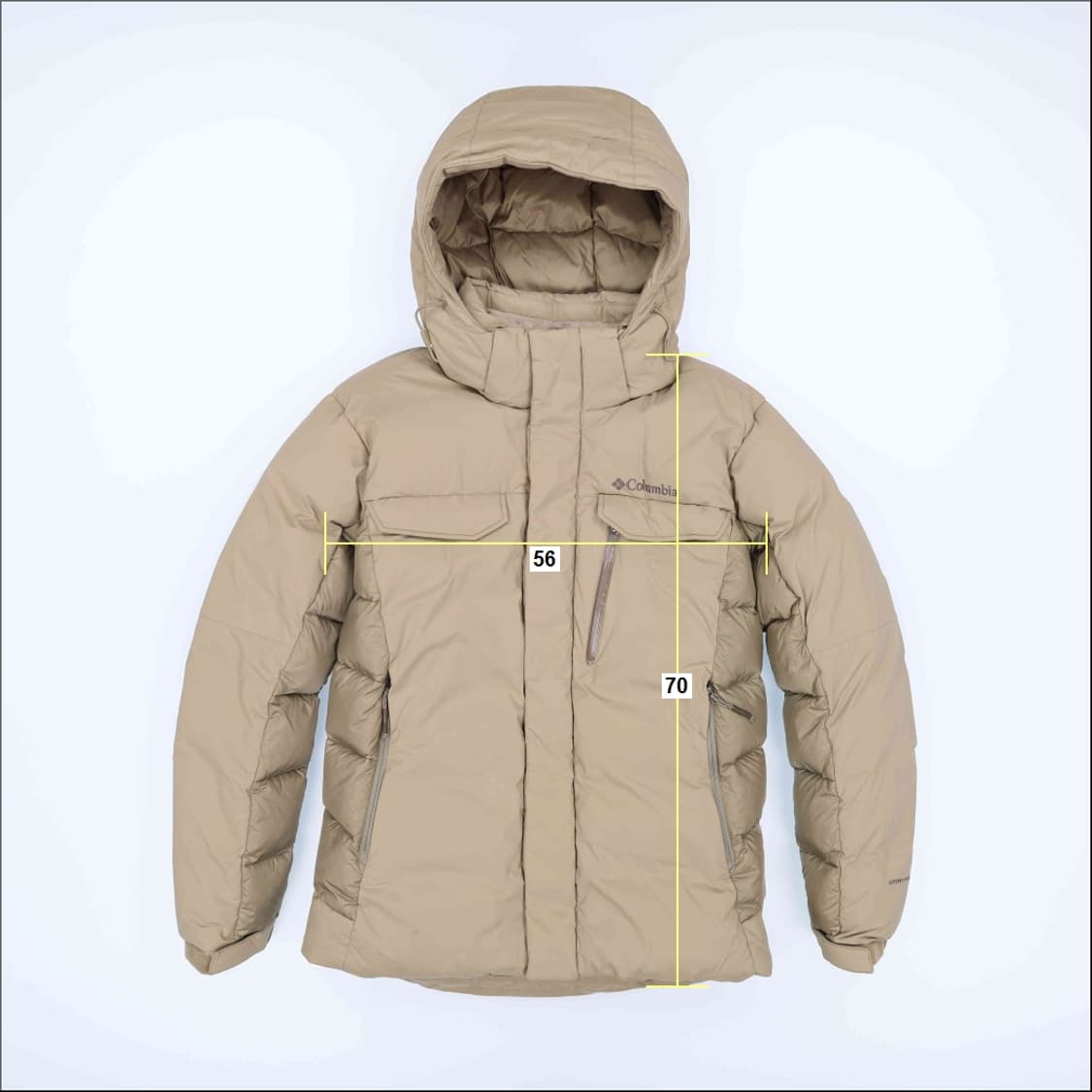 [M] 컬럼비아 뉴와쿰 코벨 구스다운 옴니히트 패딩 N7070 상품이미지8